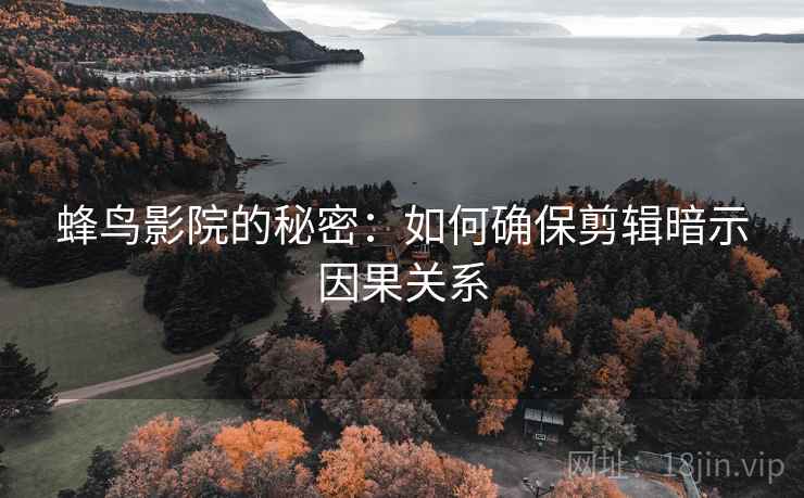 蜂鸟影院的秘密：如何确保剪辑暗示因果关系